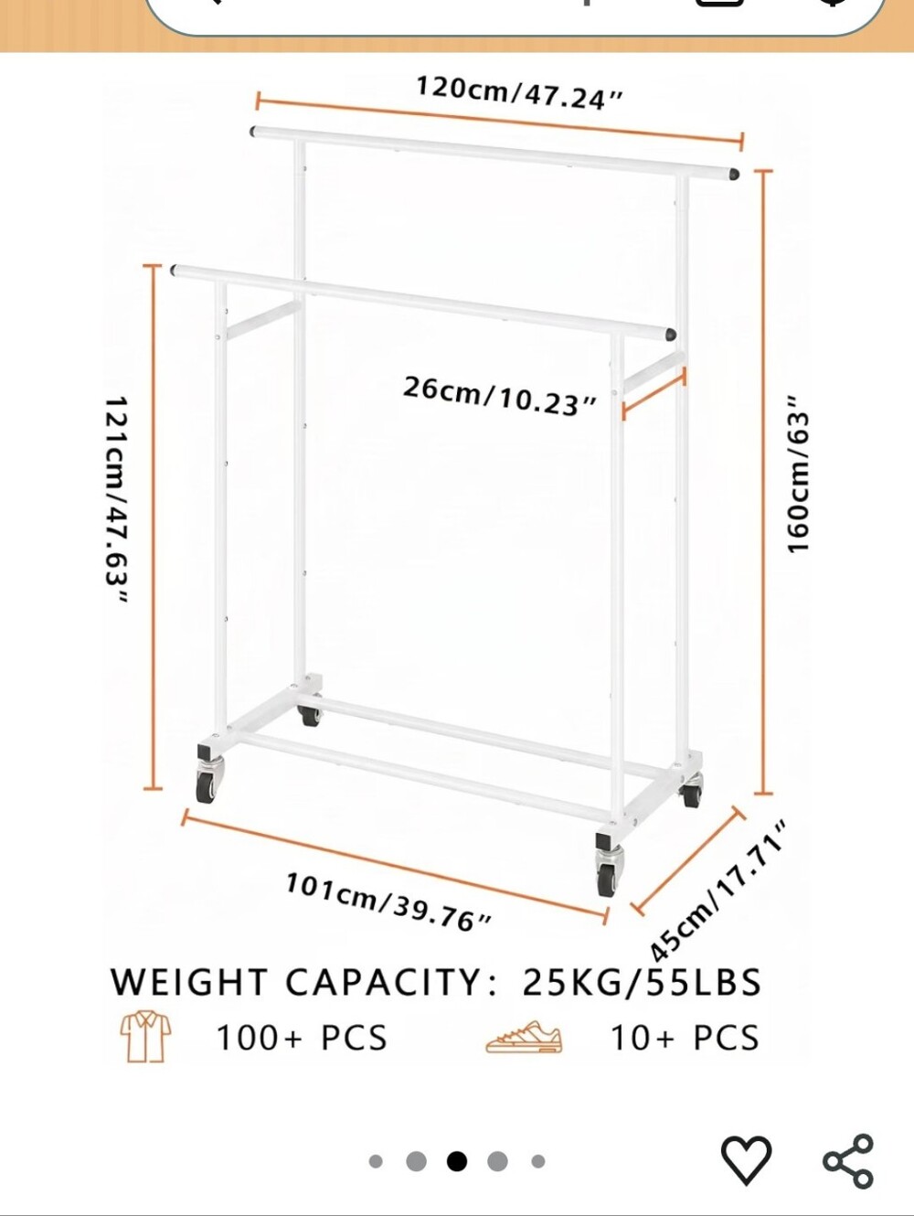 Clothing Rack NIB - Picture 2 of 5